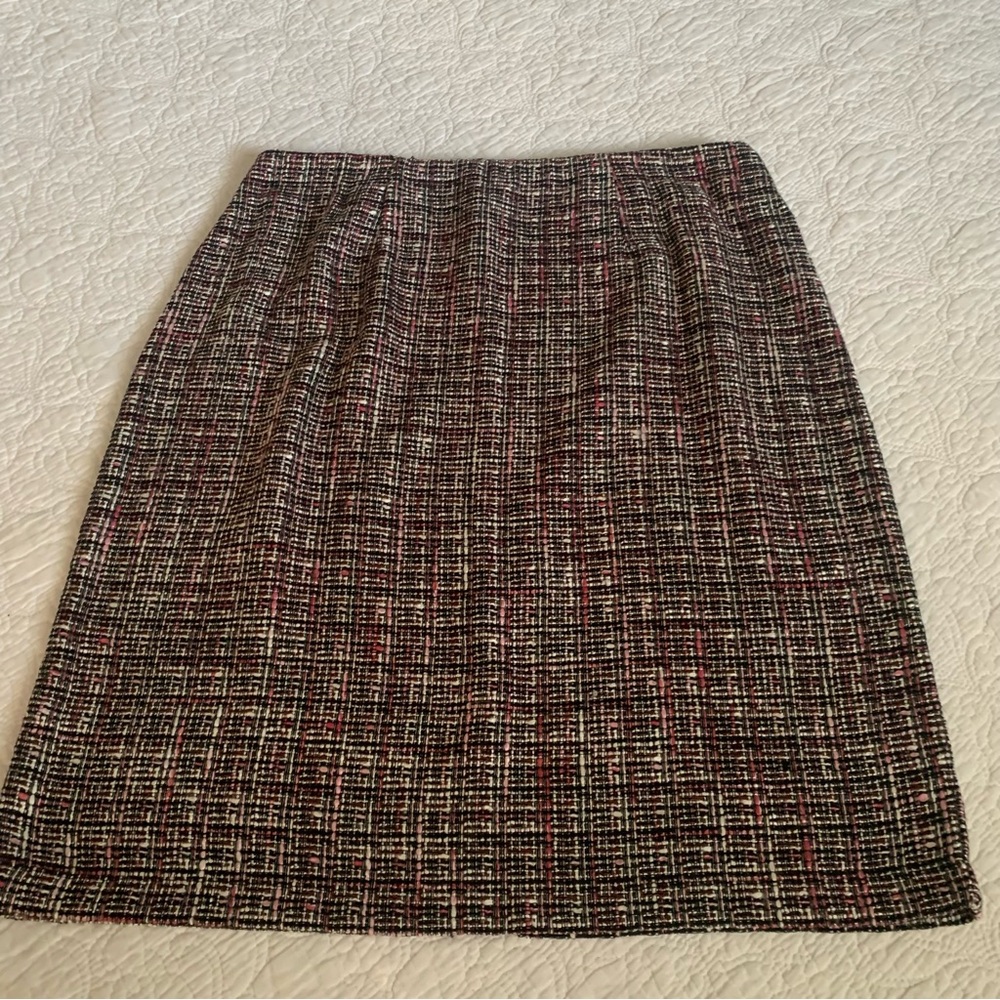 Connected Apparel tweed look skirt